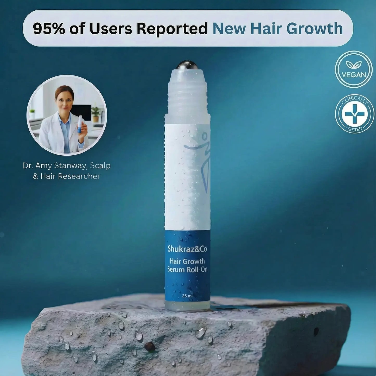 Shukraz&Co | Hair Growth Serum Roll-On